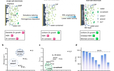 Nat Commun：可逆锌金属化学的电解质设计