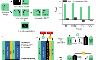 Nat. Commun.：将CO2电解中的氢气利用与降低的能量损失相结合