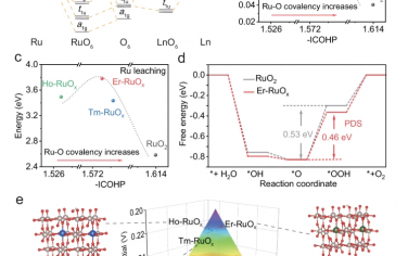 郭少军Nature Commun：镧系元素调节Ru-O共价键增强酸性OER