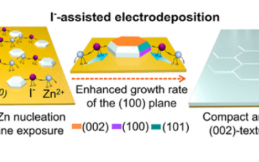 ACS Nano：碘化物离子定向电沉积高 (002) 织构锌金属阳极用于稳定水系锌电池