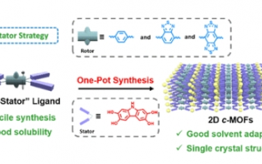 JACS：高结晶二维导电金属有机框架的从头设计和简便合成：“转子-定子”策略