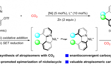 余达刚Angew：Ni催化CO2和氮杂双芳基三氟甲磺酸合成羧酸