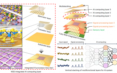 Nature Mater：二维材料集成3D结构人工智能计算器件