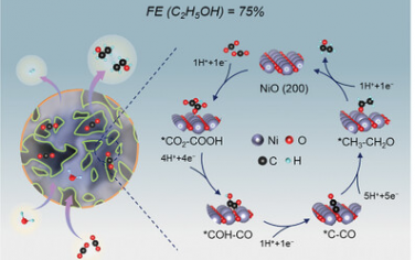 西北工业大学Adv Mater：Ni电催化还原CO2制备乙醇