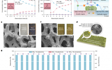 Nature Water：Fe电极表面重构NiFe-LDH电催化还原硝酸盐合成氨