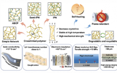 AEM：交联固体聚合物电解质的分子结构、策略和未来前景