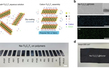 Nature Commun：盐辅助修饰MXene涂层