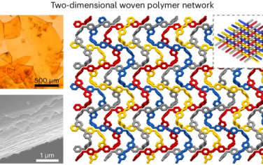 Nature Chem：二维有机聚合物编织结构