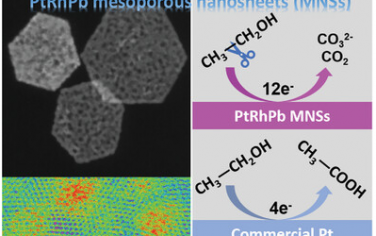四川大学Adv Mater：PtRhPb多孔纳米片电催化乙醇氧化