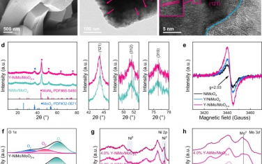 华中科技大学&澳洲新南威尔士大学Nature Commun：Y掺杂NiMo异质结电催化电解海水制氢