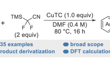 JACS：Cu催化芳基碘化物的氰基二氟甲基化