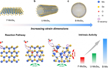 Nature Commun：双轴应力MoSe2碱性电解水