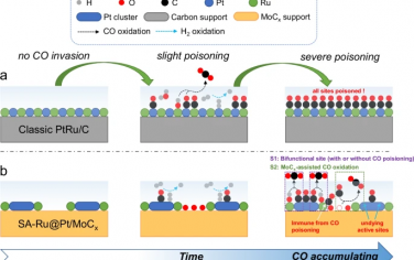 重庆大学&中国石化Nature Commun：用于PEMFC的耐CO毒化Pt催化剂