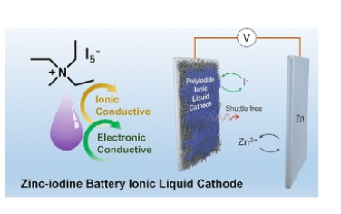 JACS：用于高容量双镀锌碘电池的高导电聚碘化物离子液体阴极