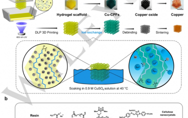 Angew：基于离子交换水凝胶的微结构铜增材制造