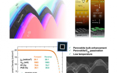 Joule：在钙钛矿硅叠层太阳能电池中定制钙钛矿结晶和界面钝化