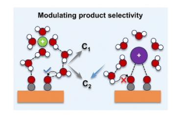 JACS：阳离子诱导的界面疏水微环境促进电化学 CO2 还原中的 C−C 耦合