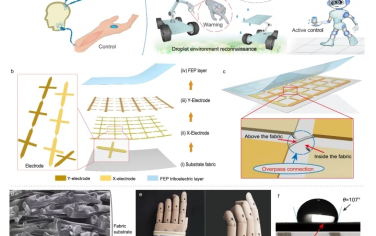 Nat Commun：具有精确多向液滴滑动传感功能的仿生电子皮肤可增强机器人感知能力