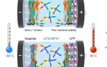 Angew：电解质设计使 LiFePO4/石墨电池可在 −80°C 至 80°C 的温度下充电