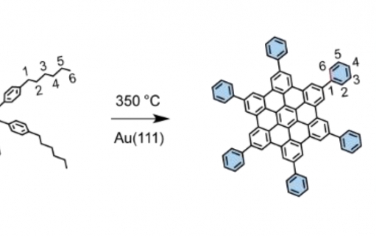 苏州大学Angew：Au(111)表面的n-己基脱氢芳构化生成芳基