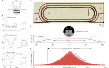 Nature Communications：有源中红外环形谐振器