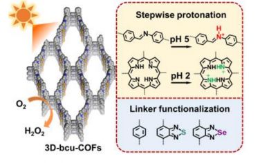 南大Angew：逐步质子化COF增强光催化制备H2O2
