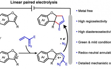 武汉大学JACS：配对电催化(3+2)环加成