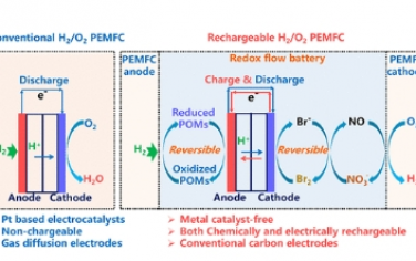 JACS：氧化还原液流电池集成可充电H2/O2燃料电池