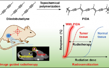 ACS Nano：碳-碘聚二乙炔纳米纤维用于成像引导的放疗和肿瘤微环境增强的放疗增敏