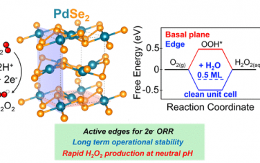 JACS：层状PdSe2电催化制备H2O2